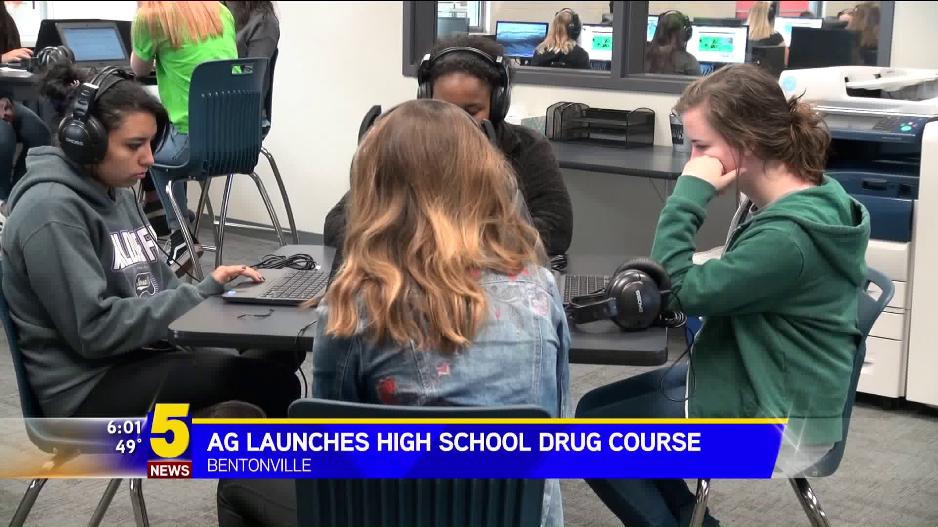 AG Launches High School Drug Course