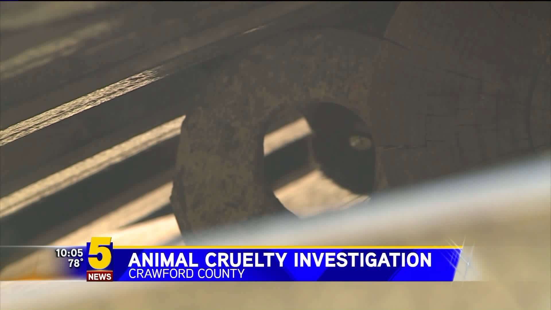 Crawford County Animal Cruelty Investigation