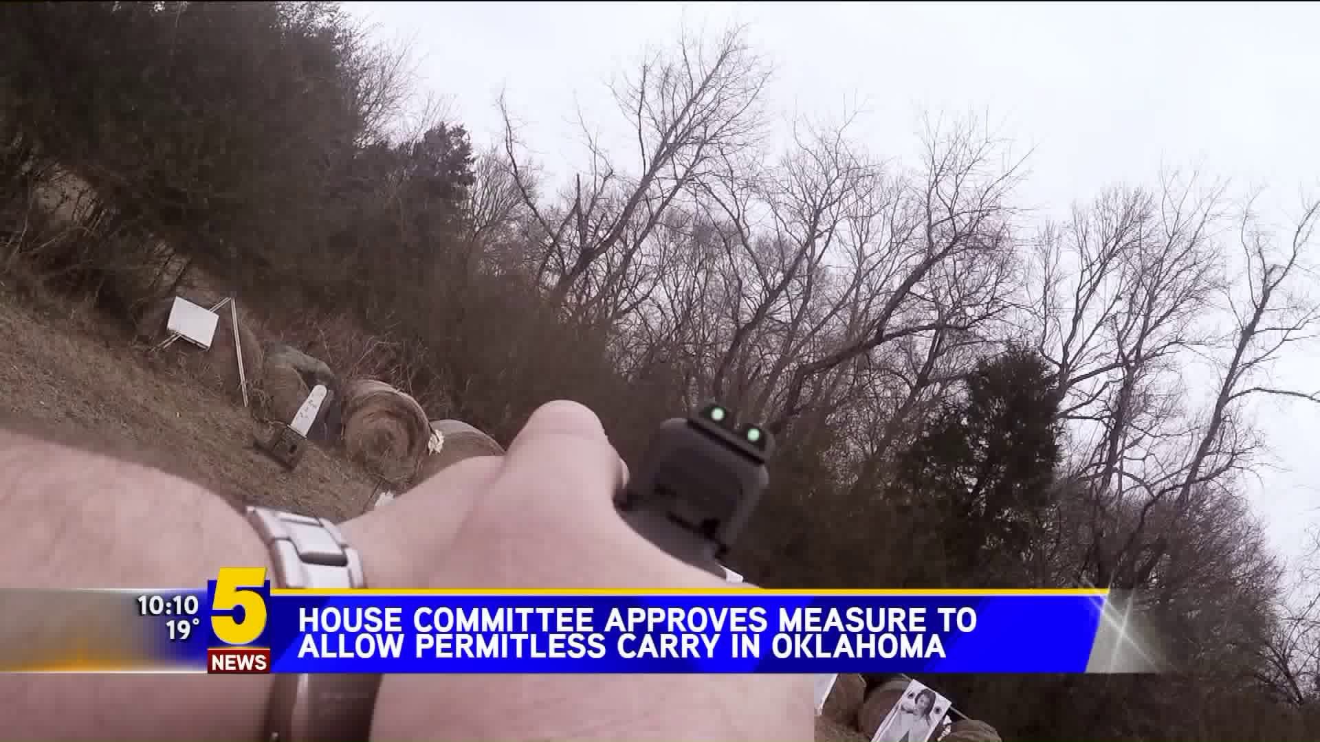 House Committee Approves Measure To Allow Permitless Carry In Oklahoma