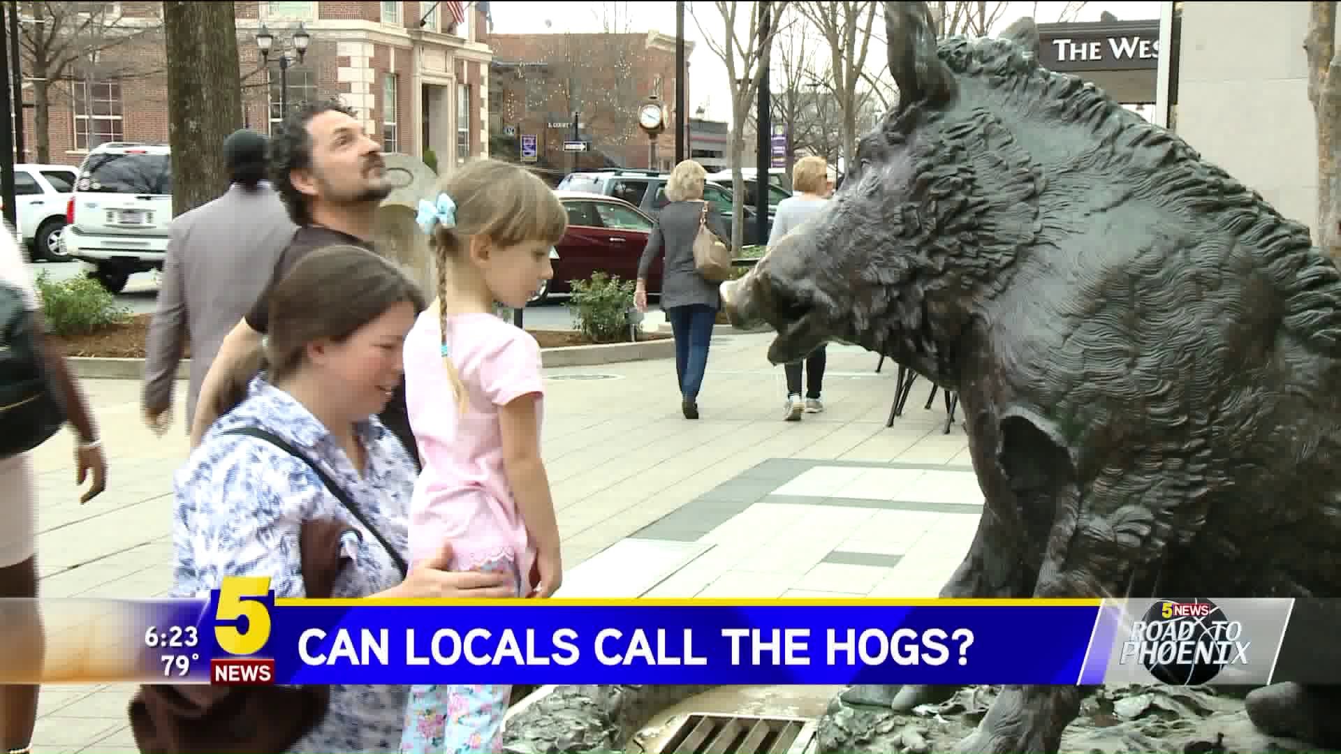 Greenville Natives Try Calling The Hogs
