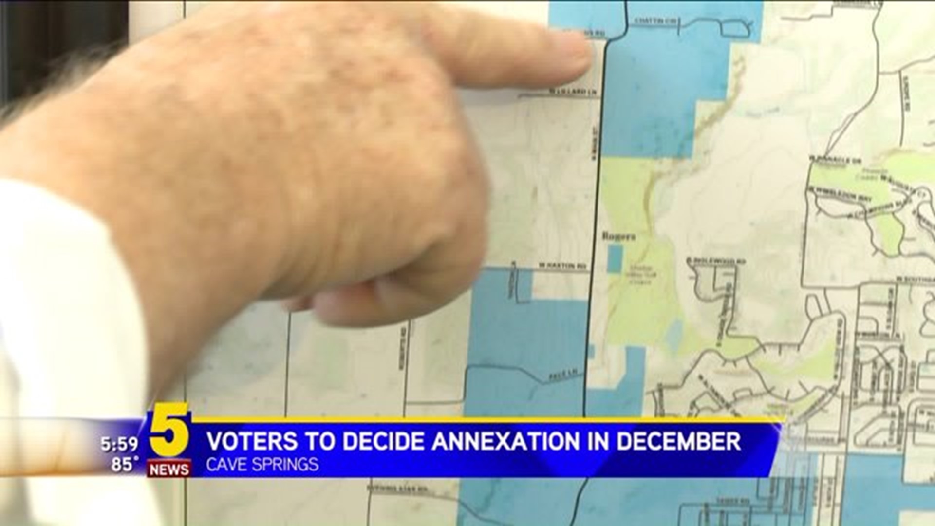 CAVE SPRINGS ANNEXATION VOTE