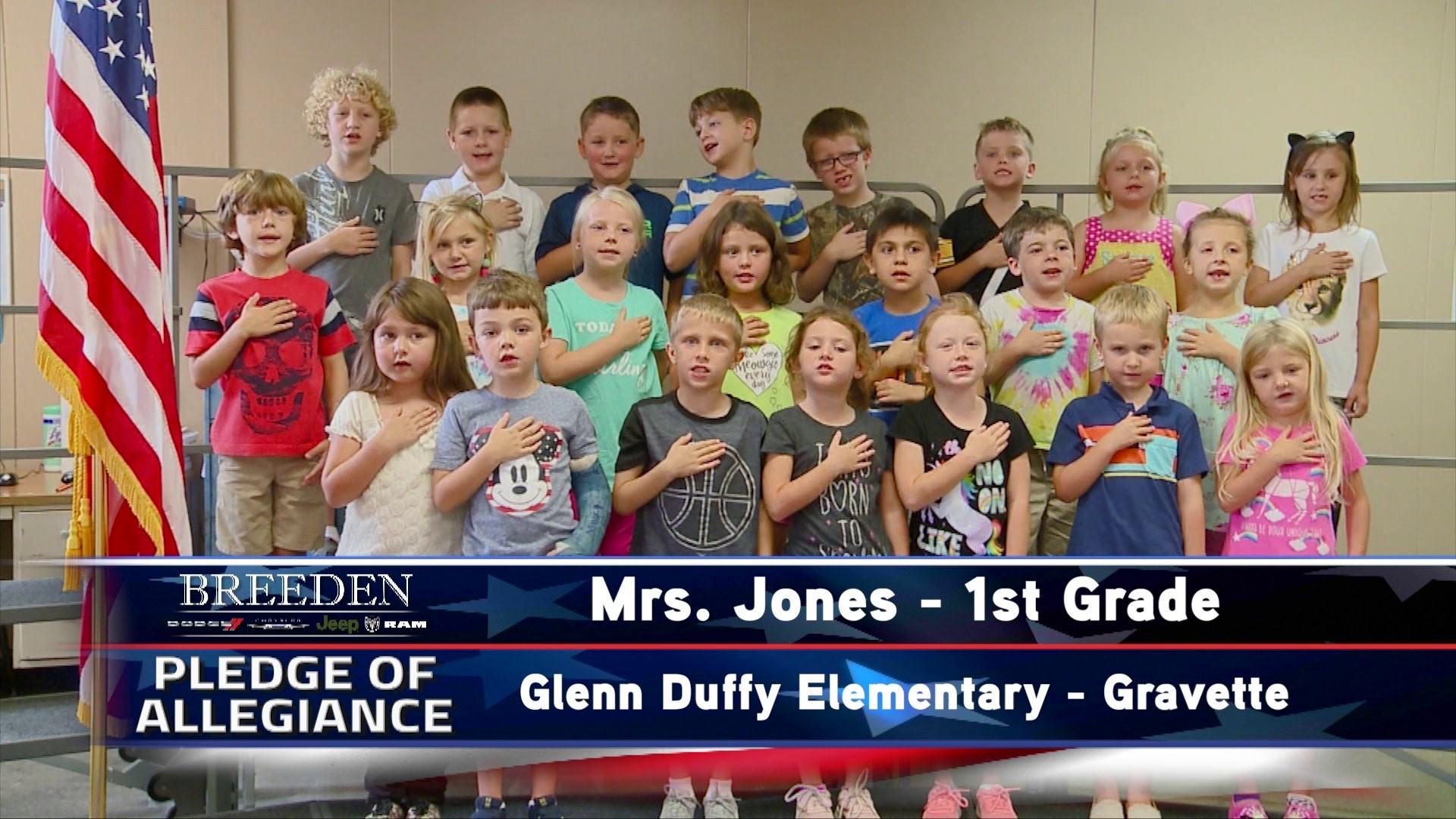 Mrs. Jones  1st Grade Glenn Duffy Elementary