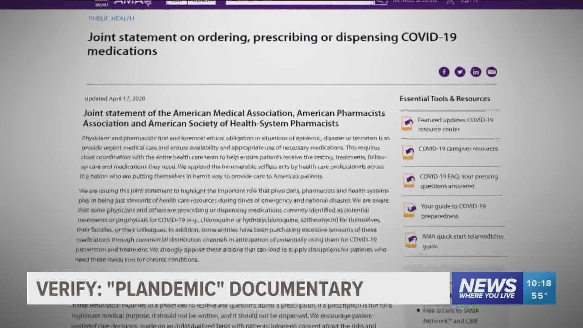 Our Verify team takes a look at the "Plandemic" documentary that surfaced on social media