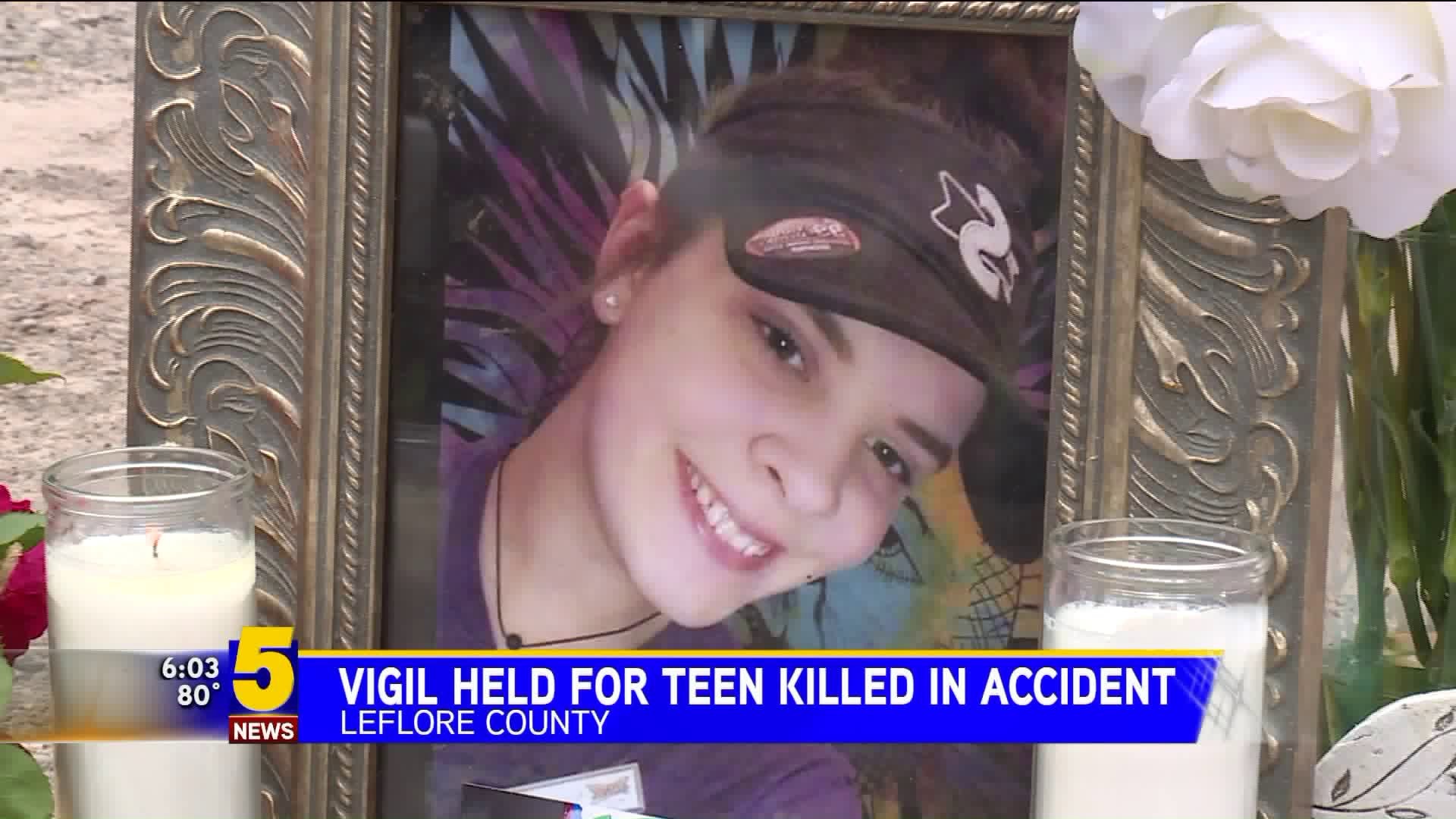 Vigil Held For Teen Killed in Accident