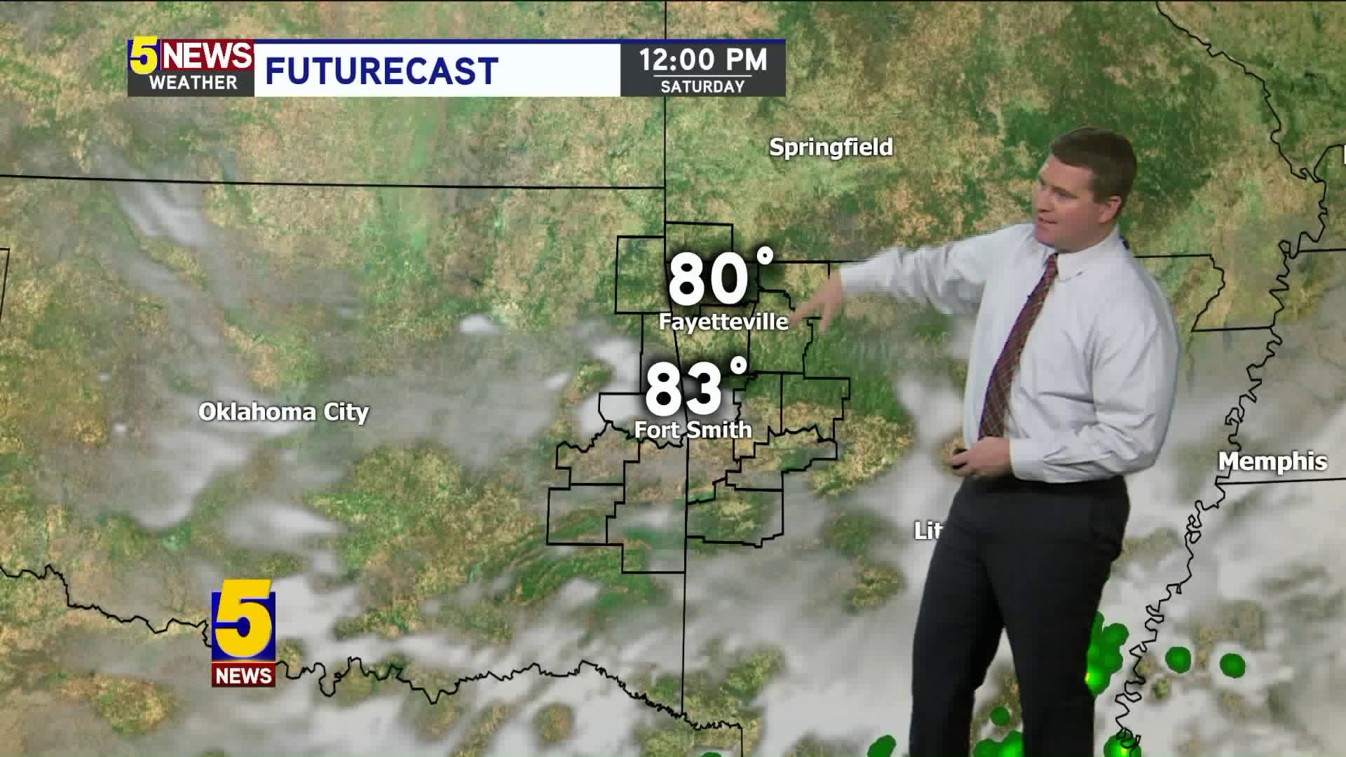 Lower Humidity; More Comfortable This Weekend