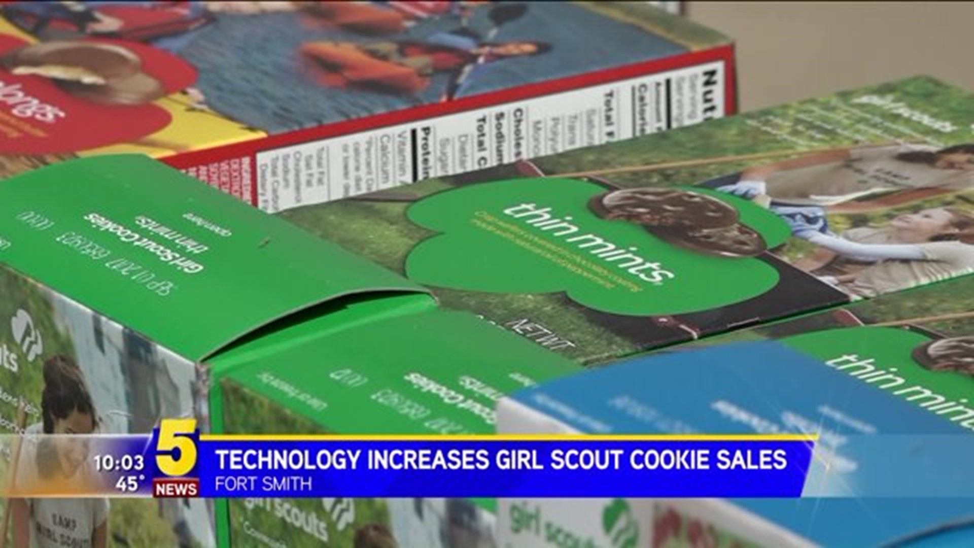 Technology Increases Girl Scout Cookie Sales