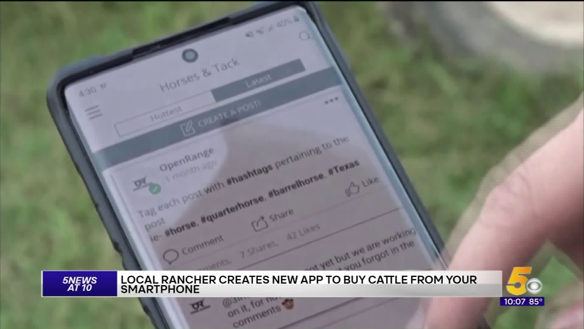 Local Rancher Creates New App To Buy and Sell Cattle From Smartphone
