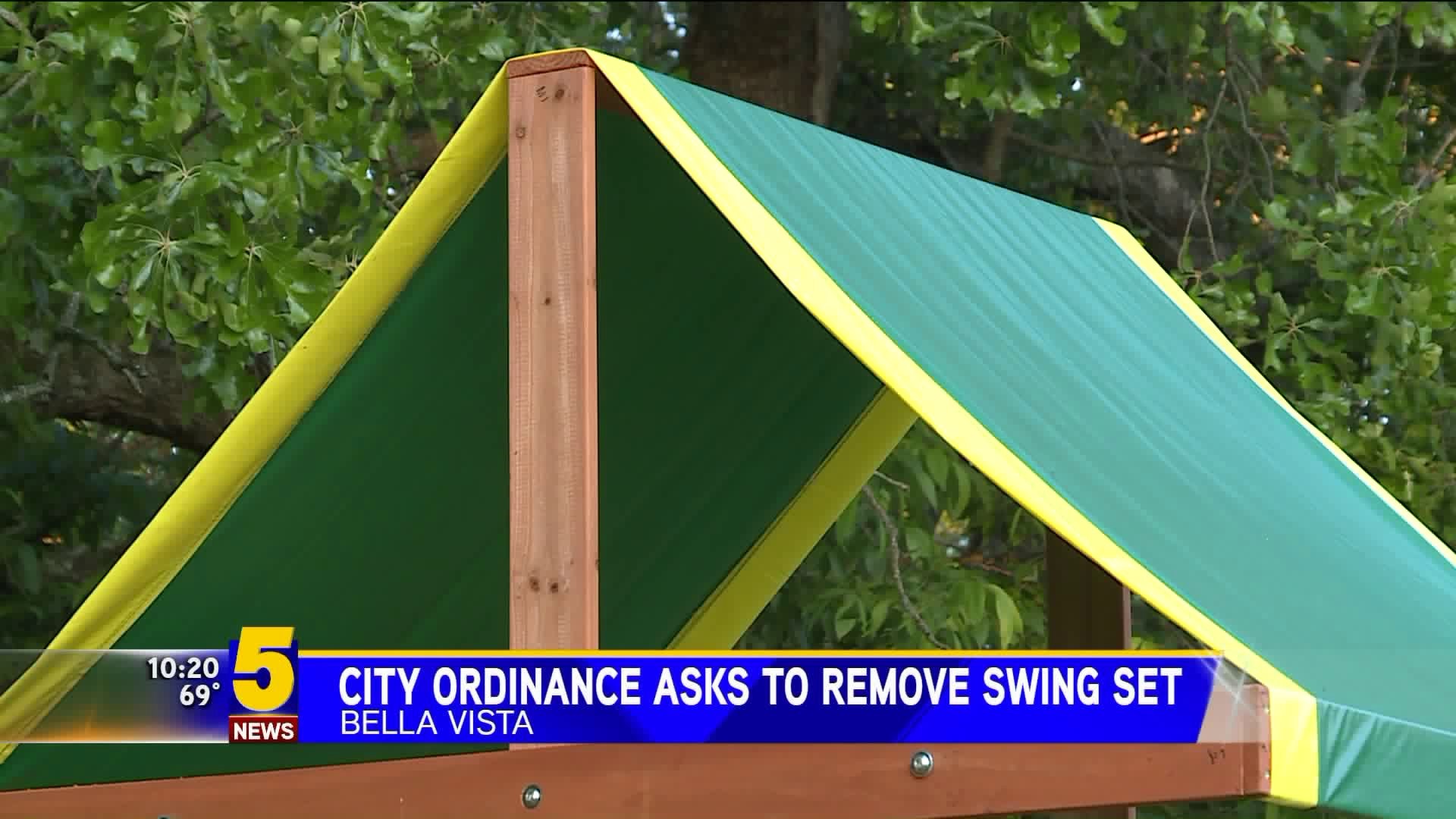 Bella Vista City Ordinance Asks To Remove Swing Set
