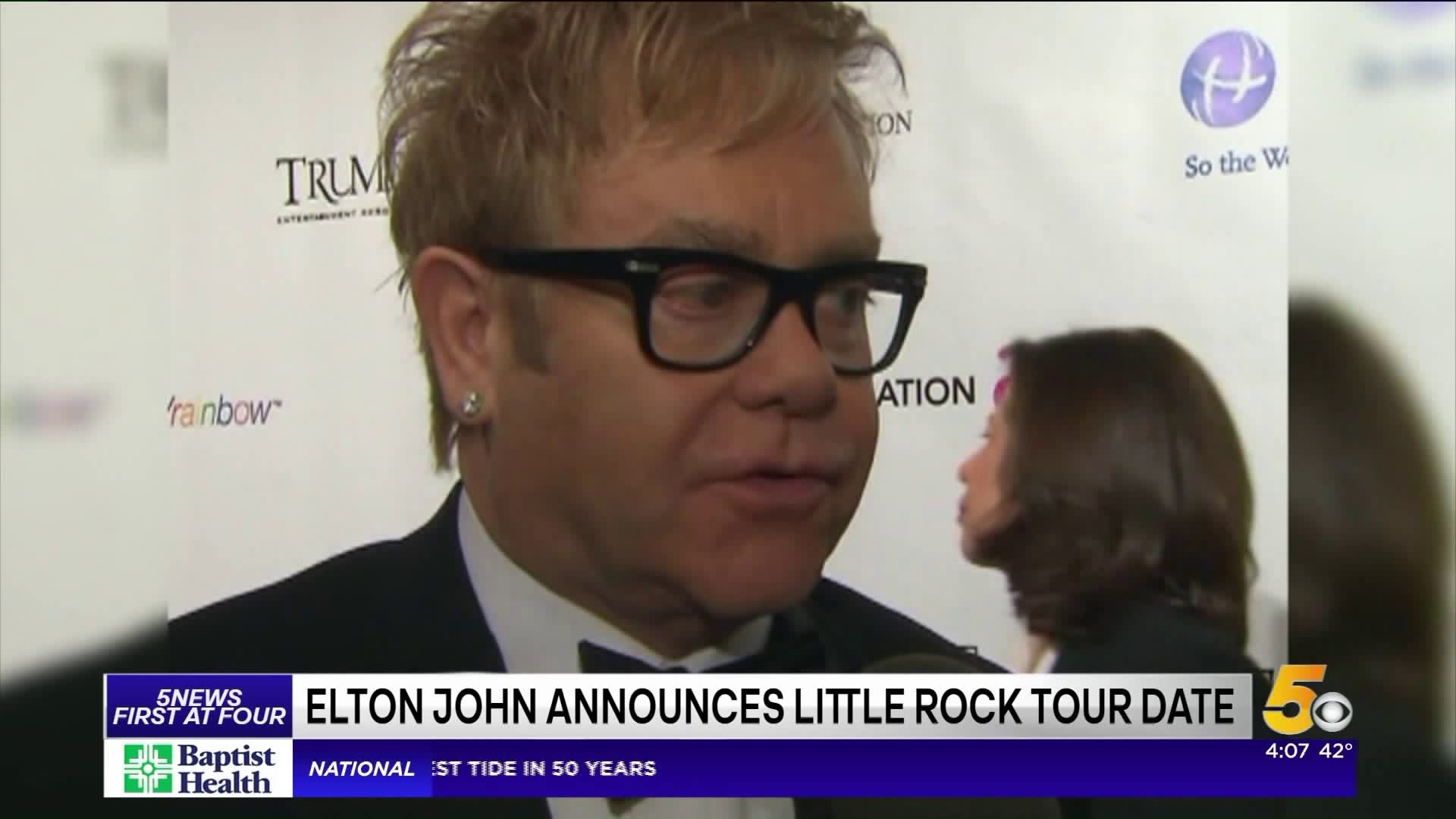 Elton John Announces Little Rock Tour Date