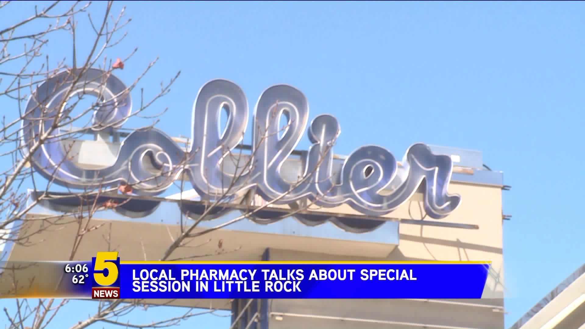 Local Pharmacy Talks About Special Session In Little Rock
