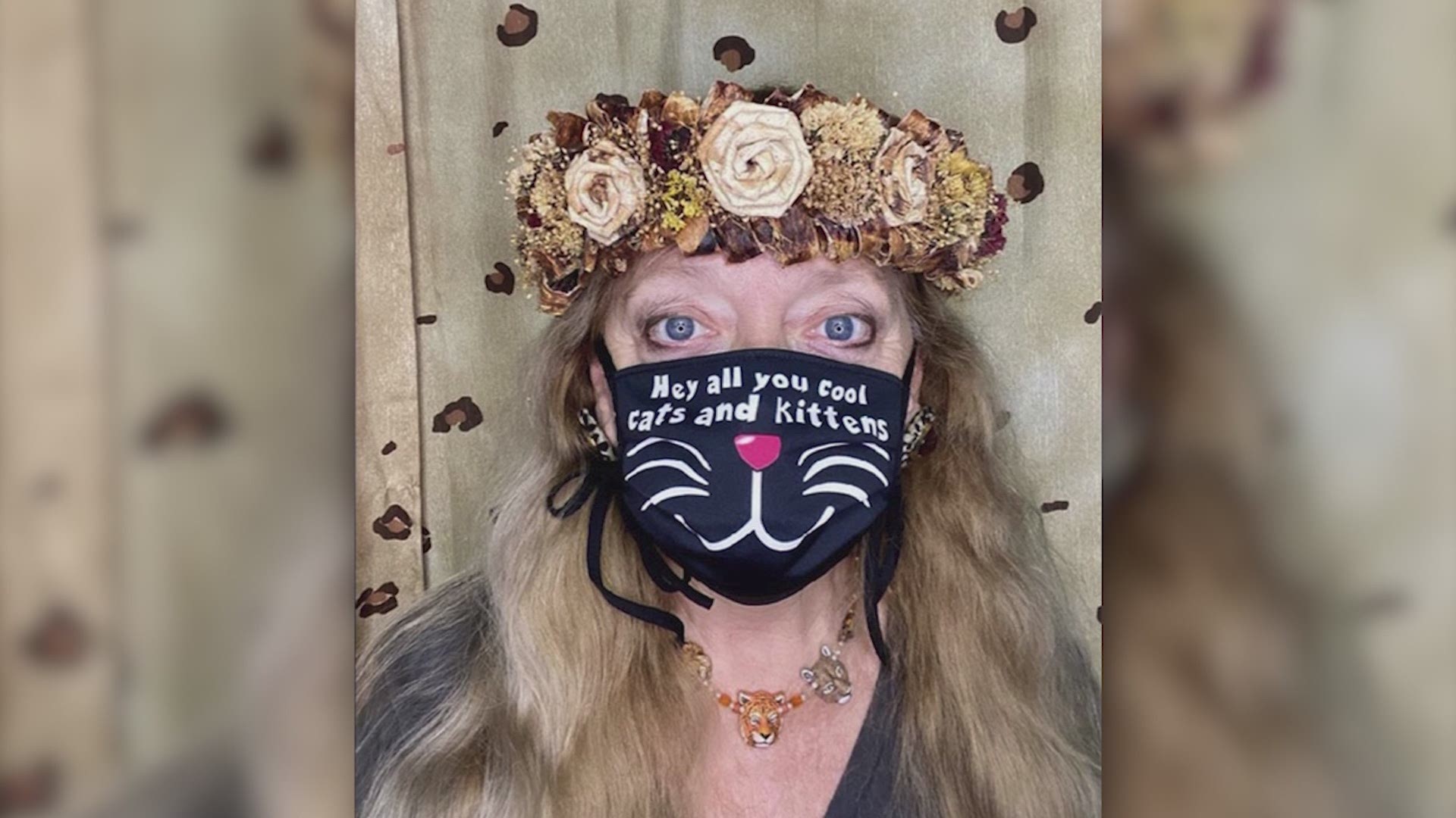 Carole Baskin of 'Tiger King' is selling cat-themed face masks.
