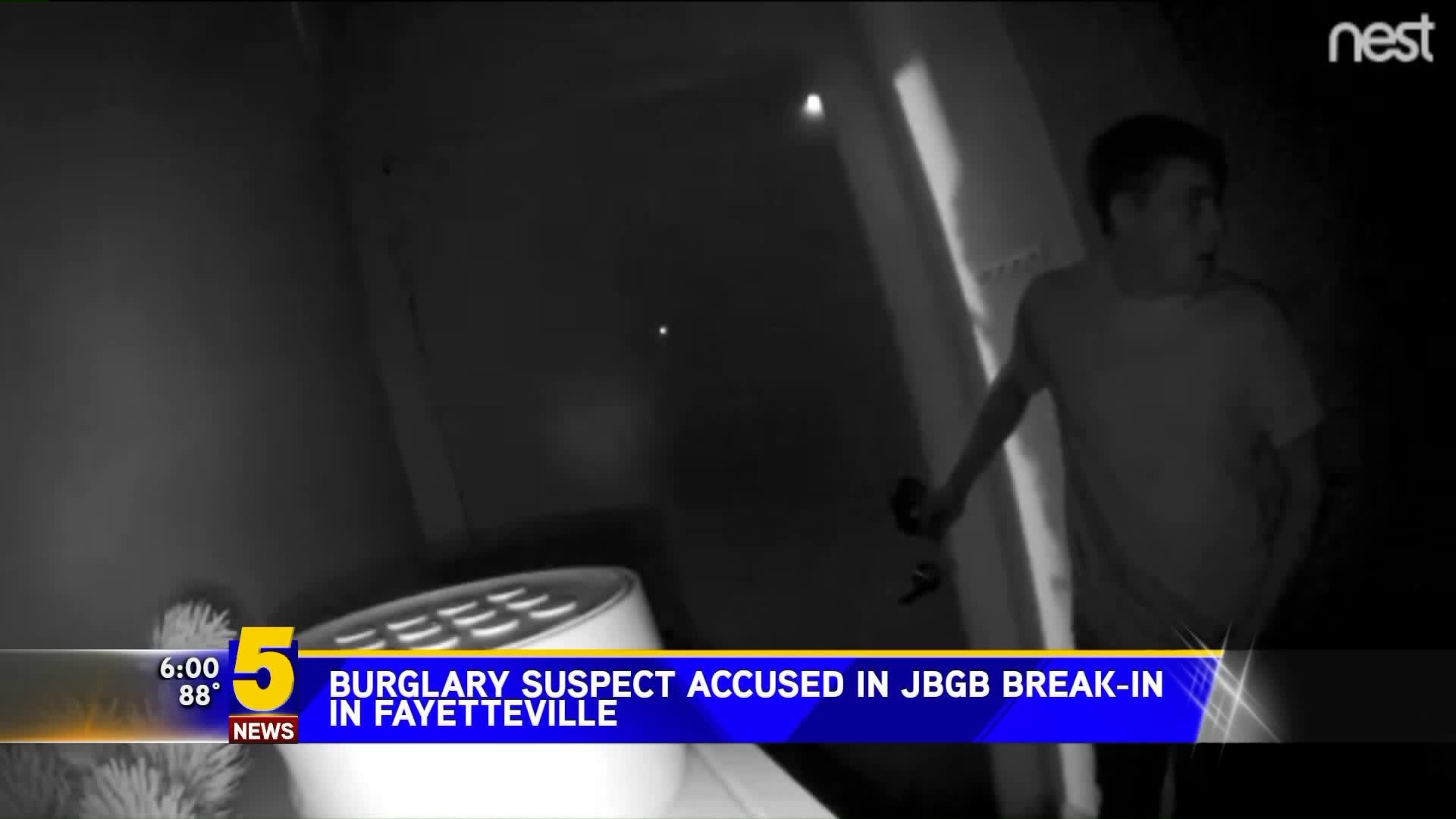 Burglary Suspect Connected To Other Break-ins In Fayetteville