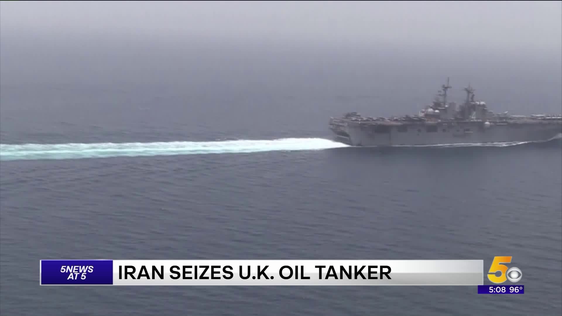 Iran Seizes UK Oil Tanker