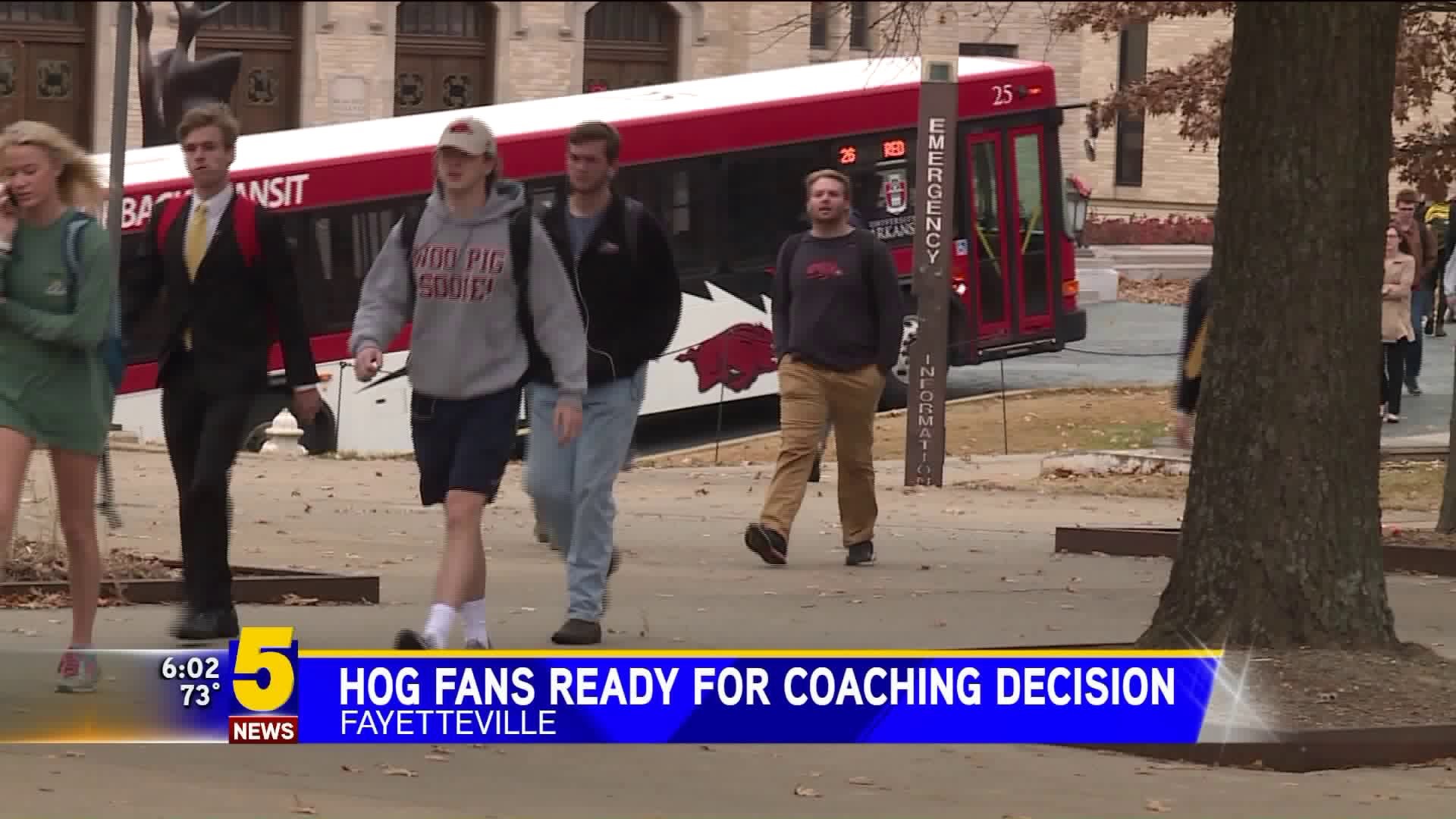 Hog Fans Ready For Coaching Decision