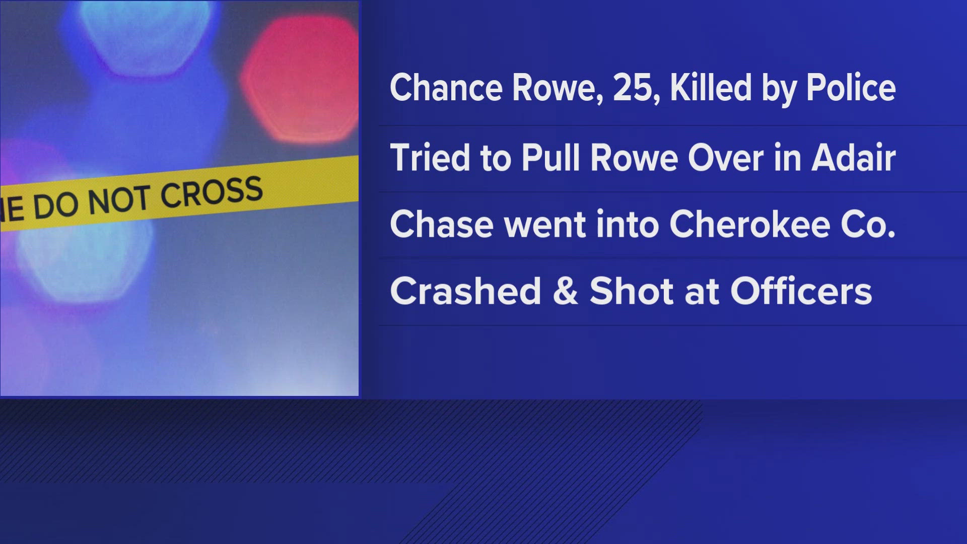 Chance Rowe OSBI: Police kill man in shooting after pursuit in Oklahoma ...