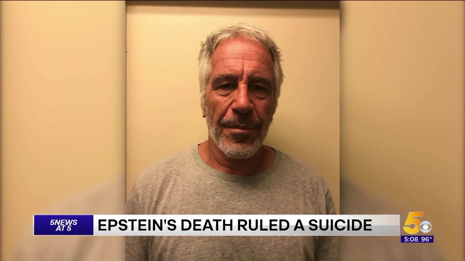 Medical Examiner Confirms Epstein Death A Suicide By Hanging
