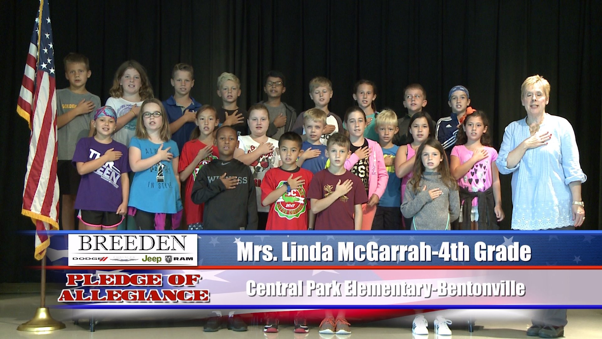 Mrs. Linda McGarrah  4th Grade  Central Park Elementary  Bentonville