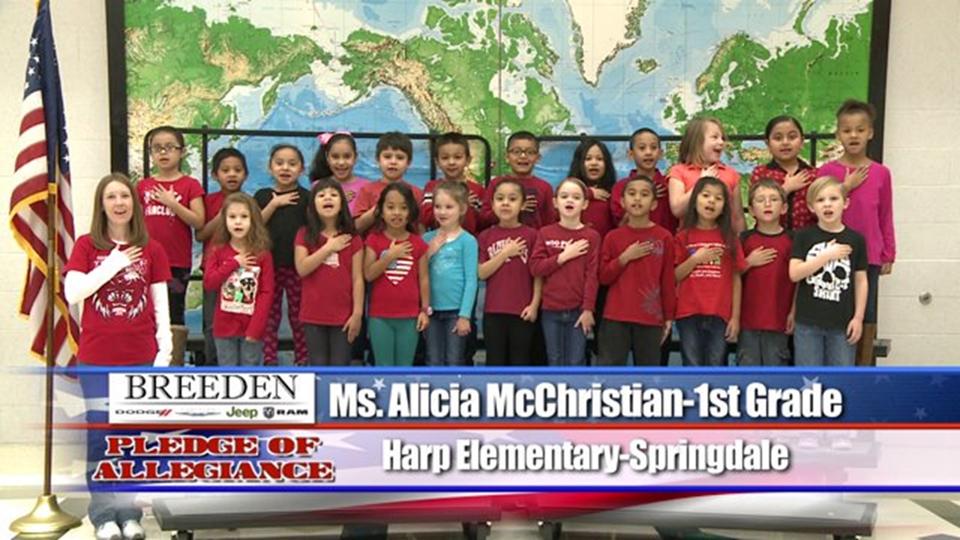 Harp Elementary, Springdale - Ms. Alicia McChristian - 1st Grade