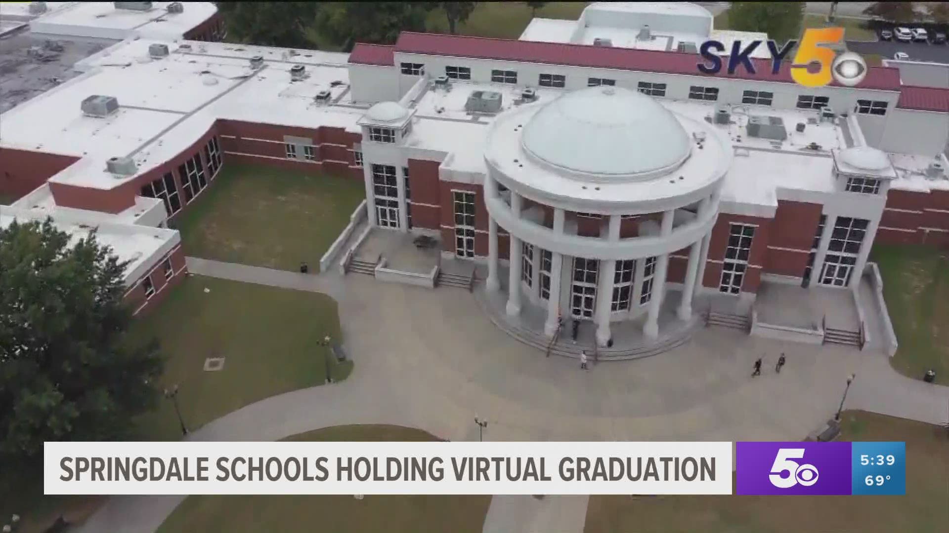 Springdale schools holding virtual graduation.