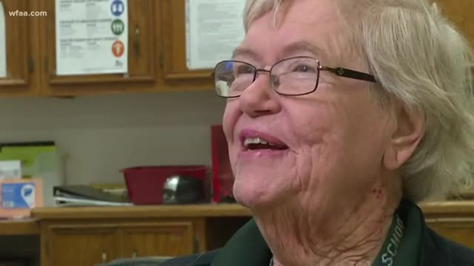 Beloved teacher surprised on her birthday after 26 years of perfect attendance.mp4