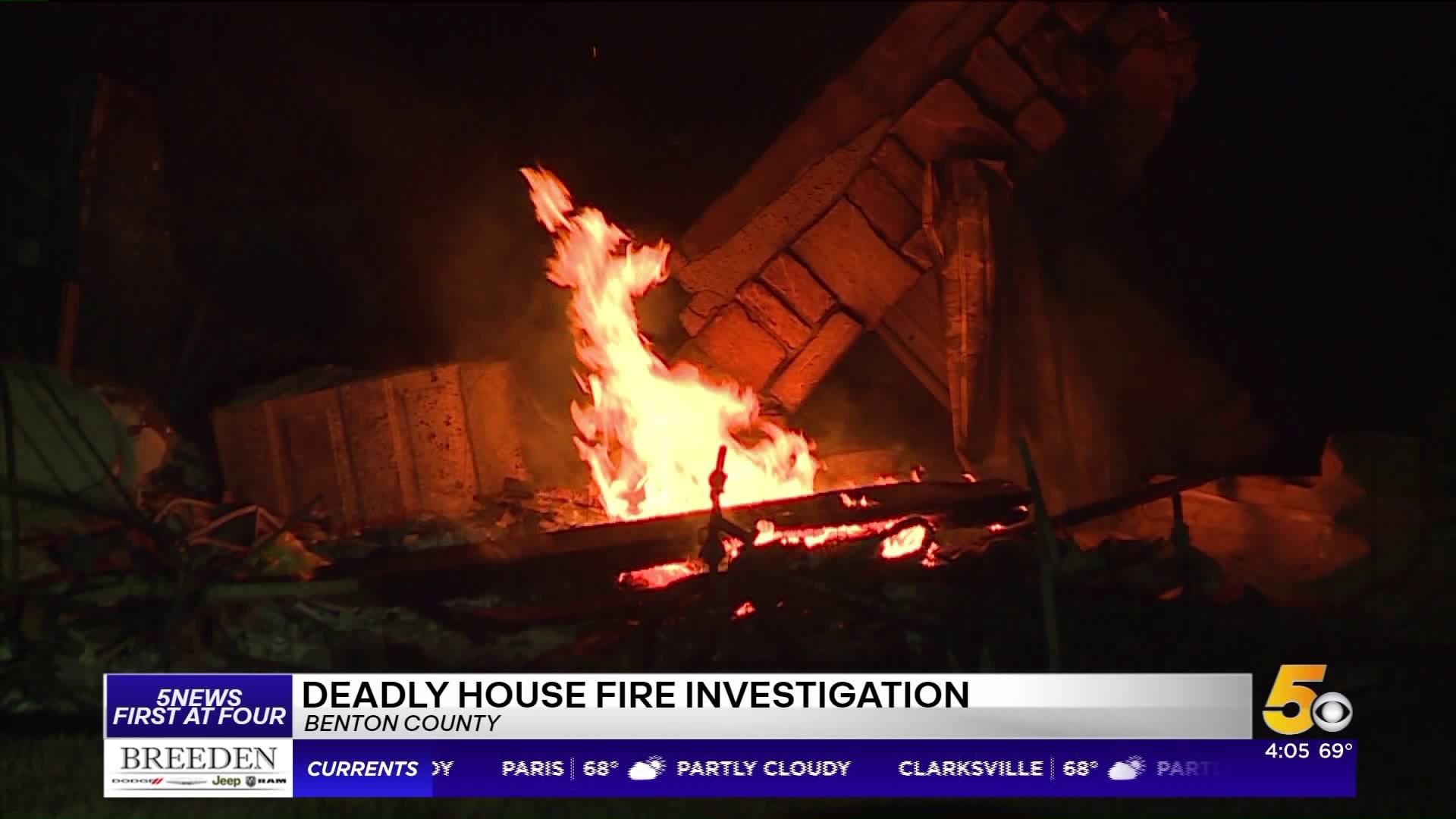 Benton County Man Dies In House Fire