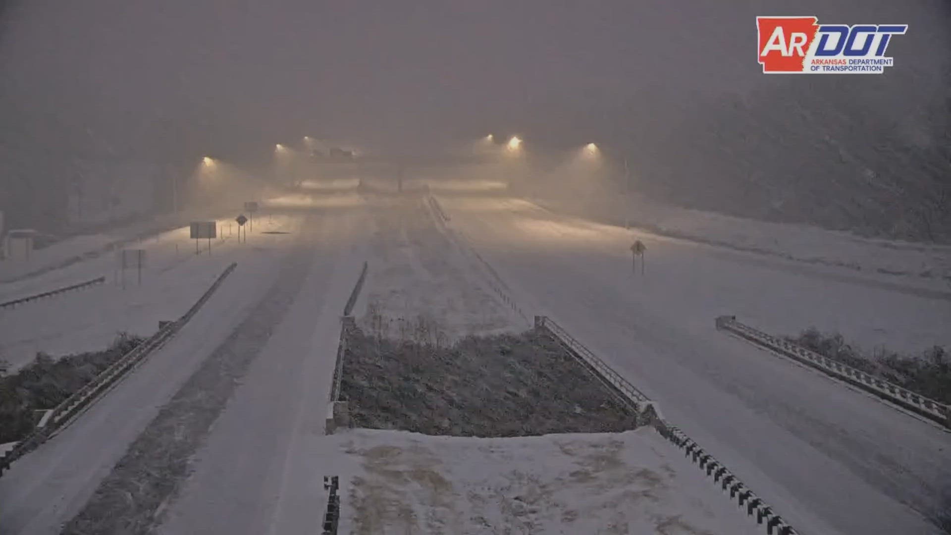 Snow continues to fall in Northwest Arkansas, check out how the roads are looking.