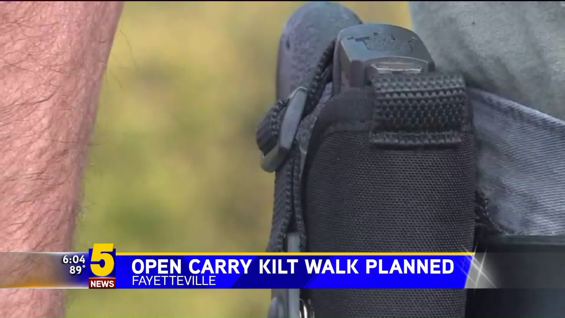 Open Carry Kilt Walk Planned In Fayetteville