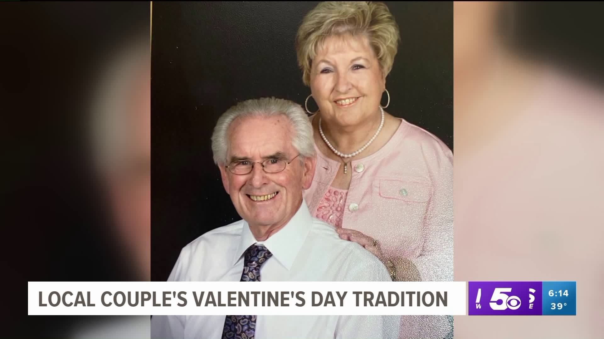 Local Couple`s Valentine`s Day Tradition