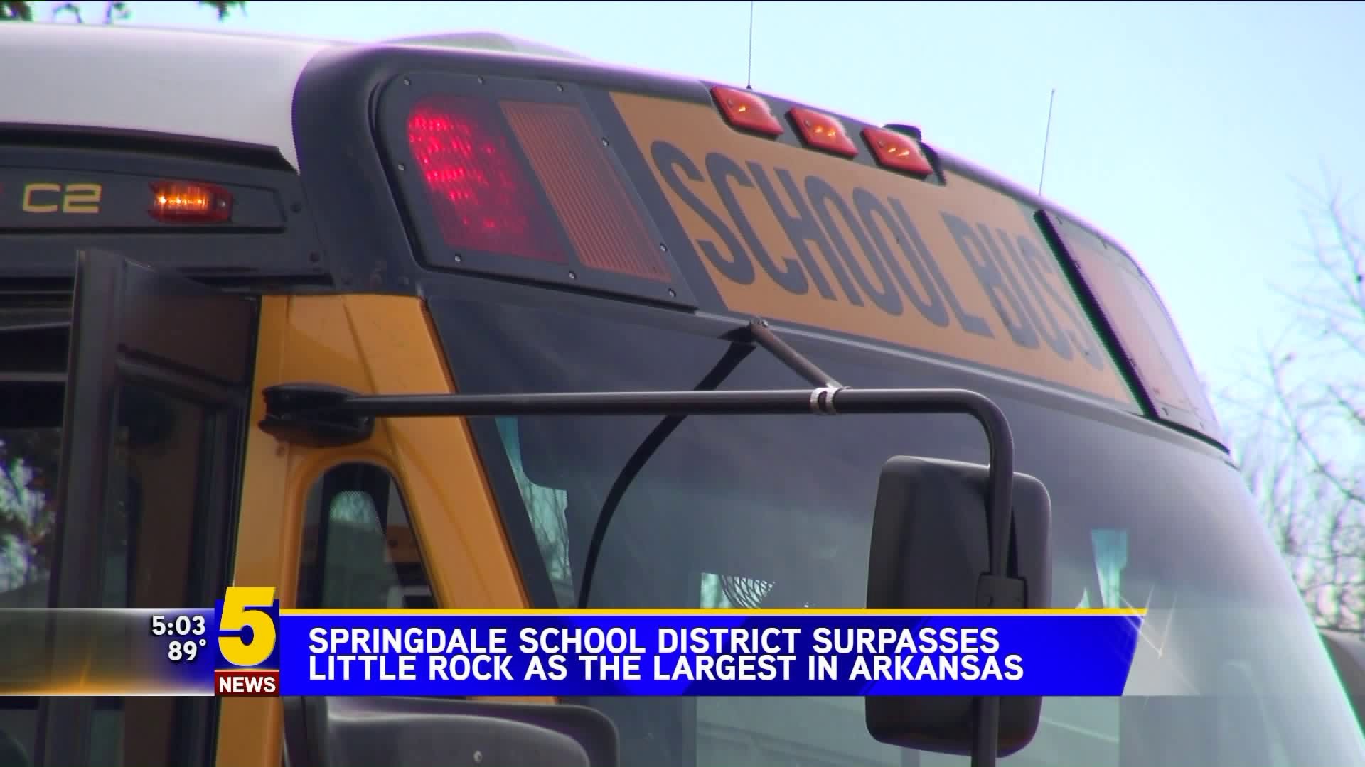 Springdale Named Largest School District In Arkansas