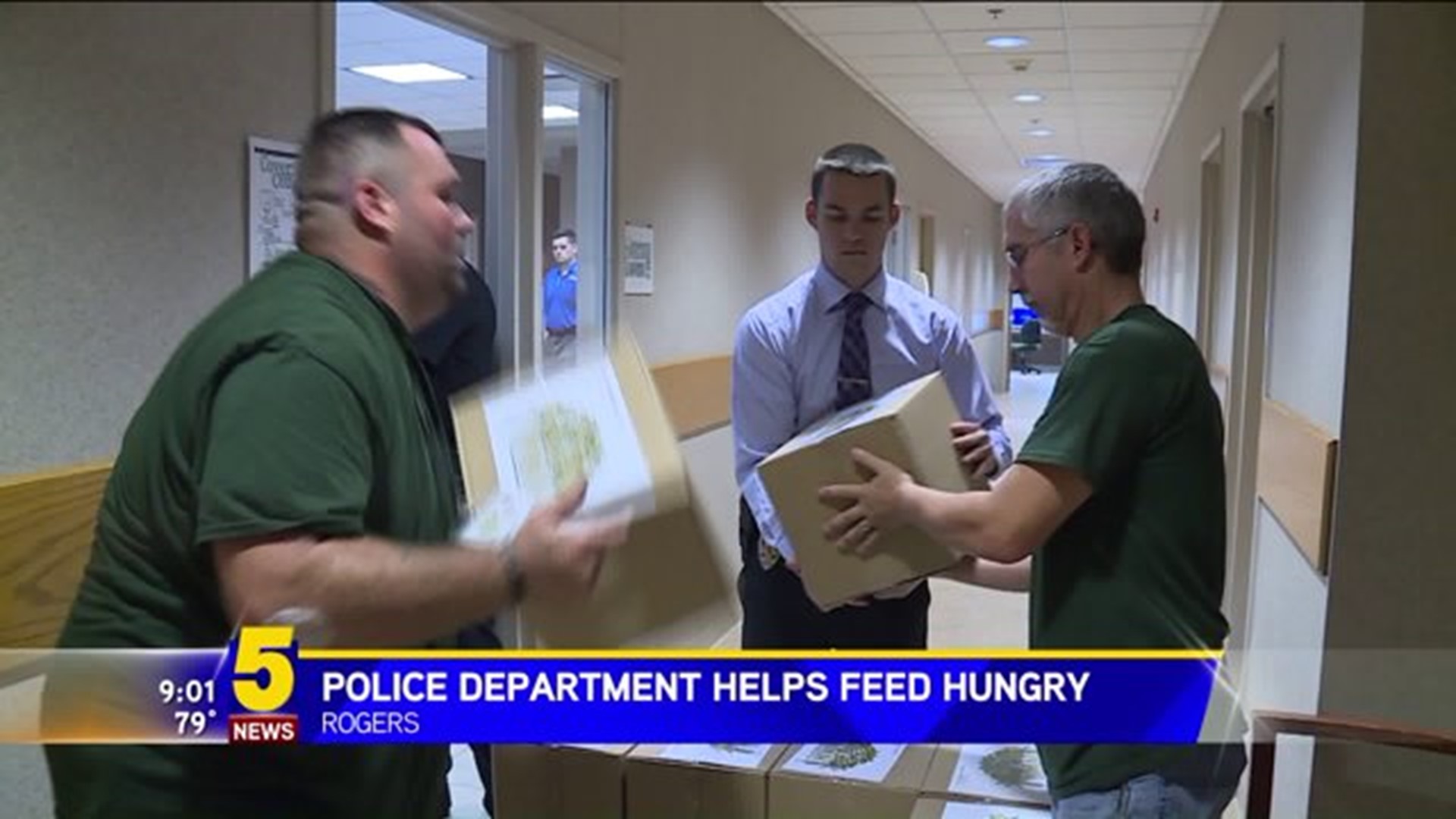 Food Bank And Cops Help Others