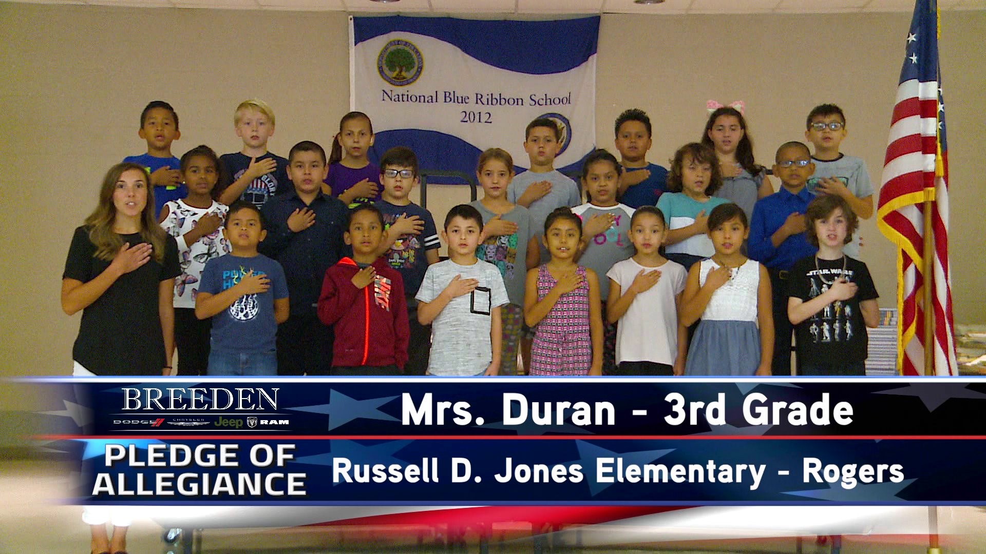Mrs. Duran  3rd Grade Russell D. Jones Elementary