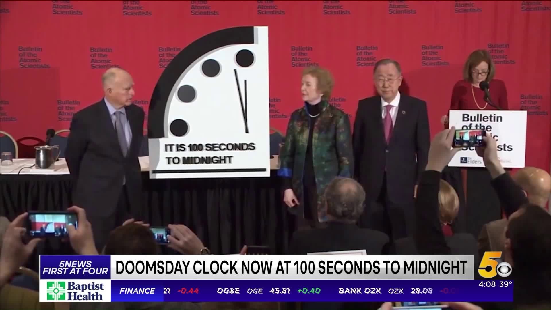 Doomsday Clock Moves Closer To Midnight Than Ever Before
