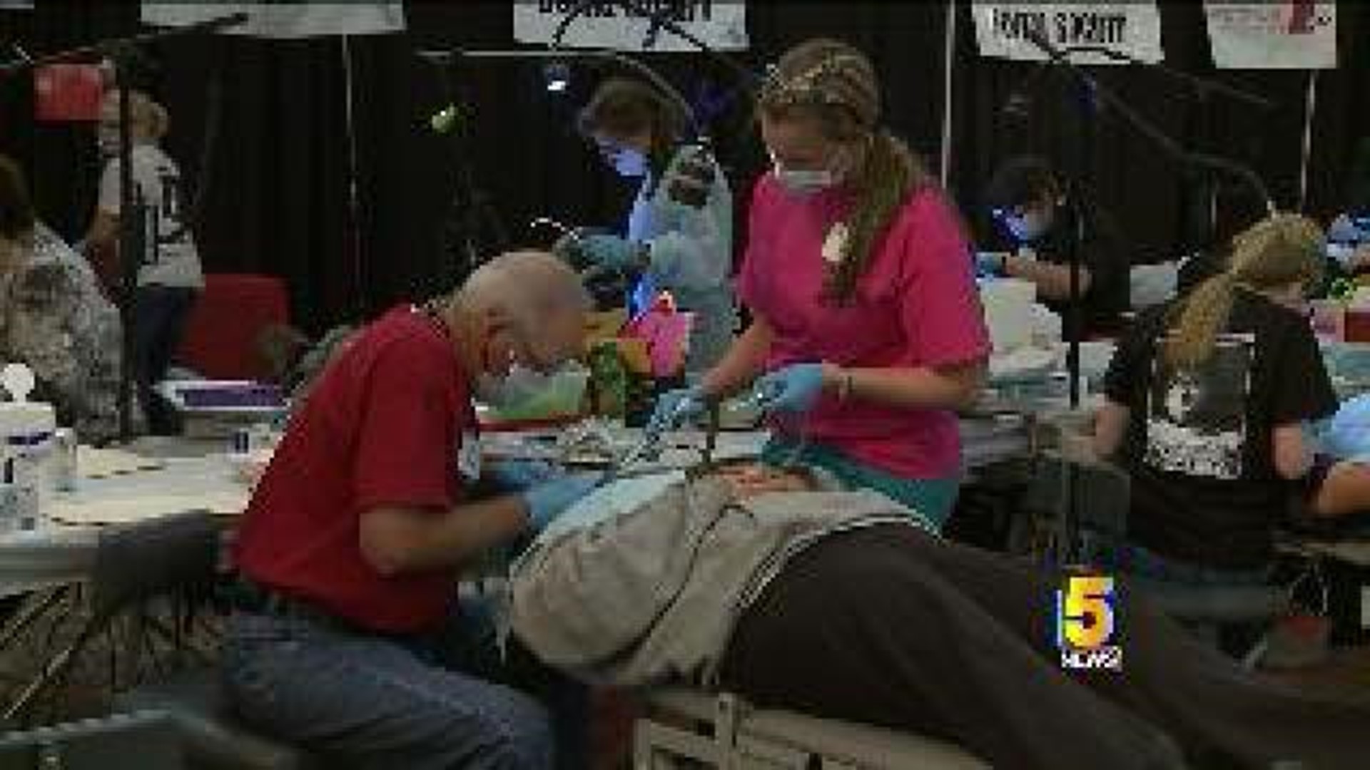 Hundreds Get A Dental Check-Up For Free