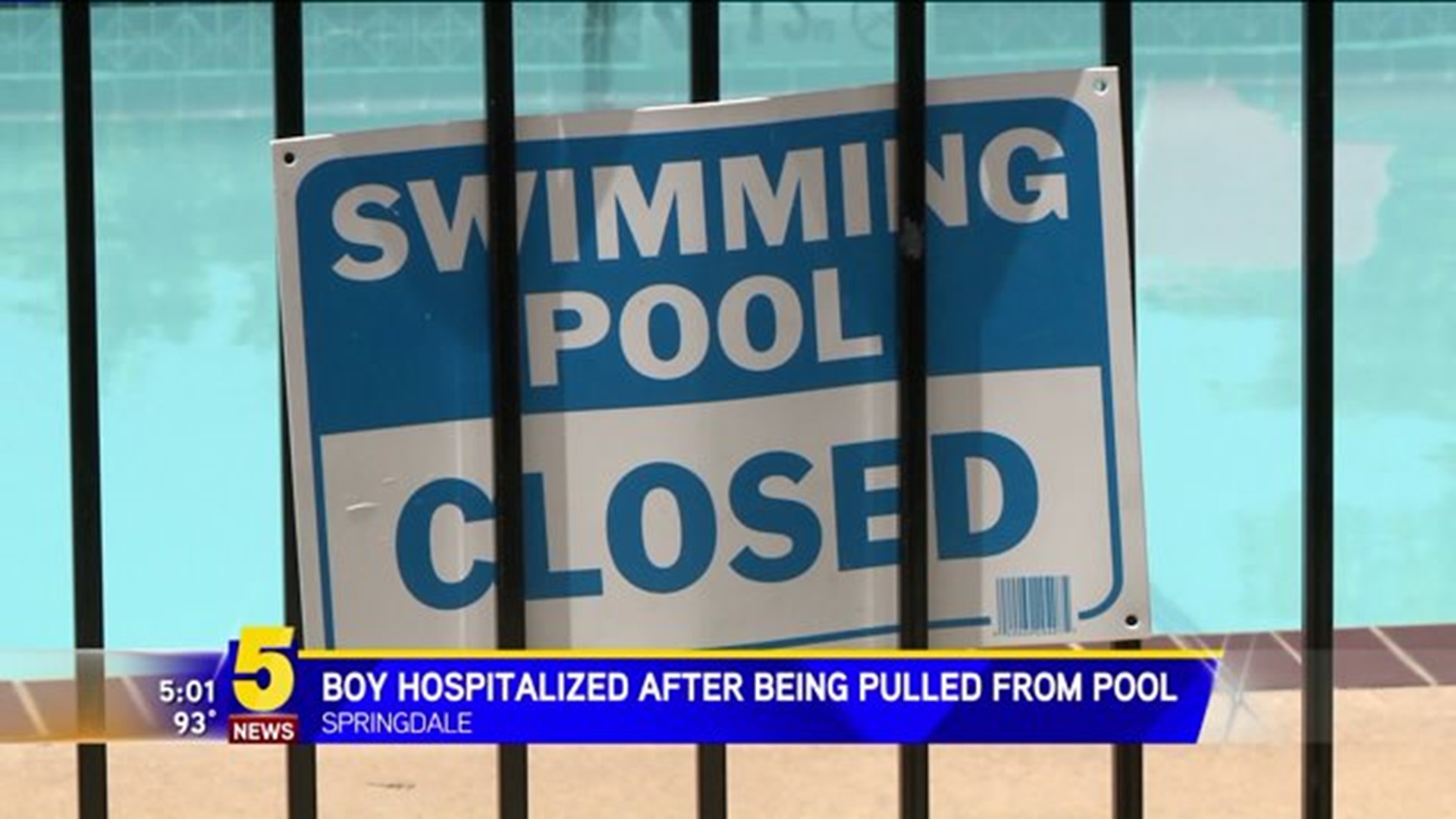 Boy Hospitalized After Being Pulled From Swimming Pool