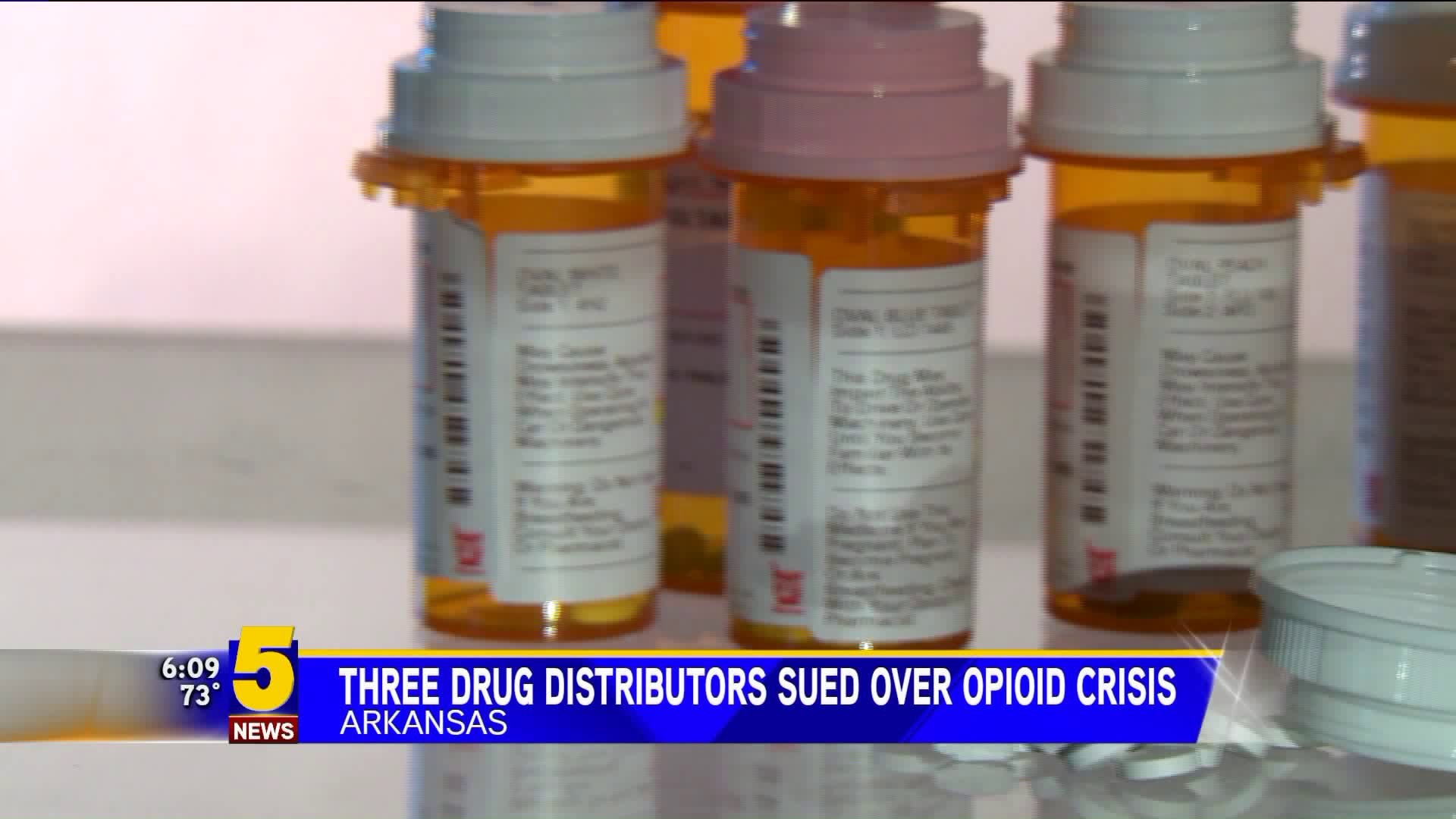 Three Drug Distributors Sued Over Opiod Crisis