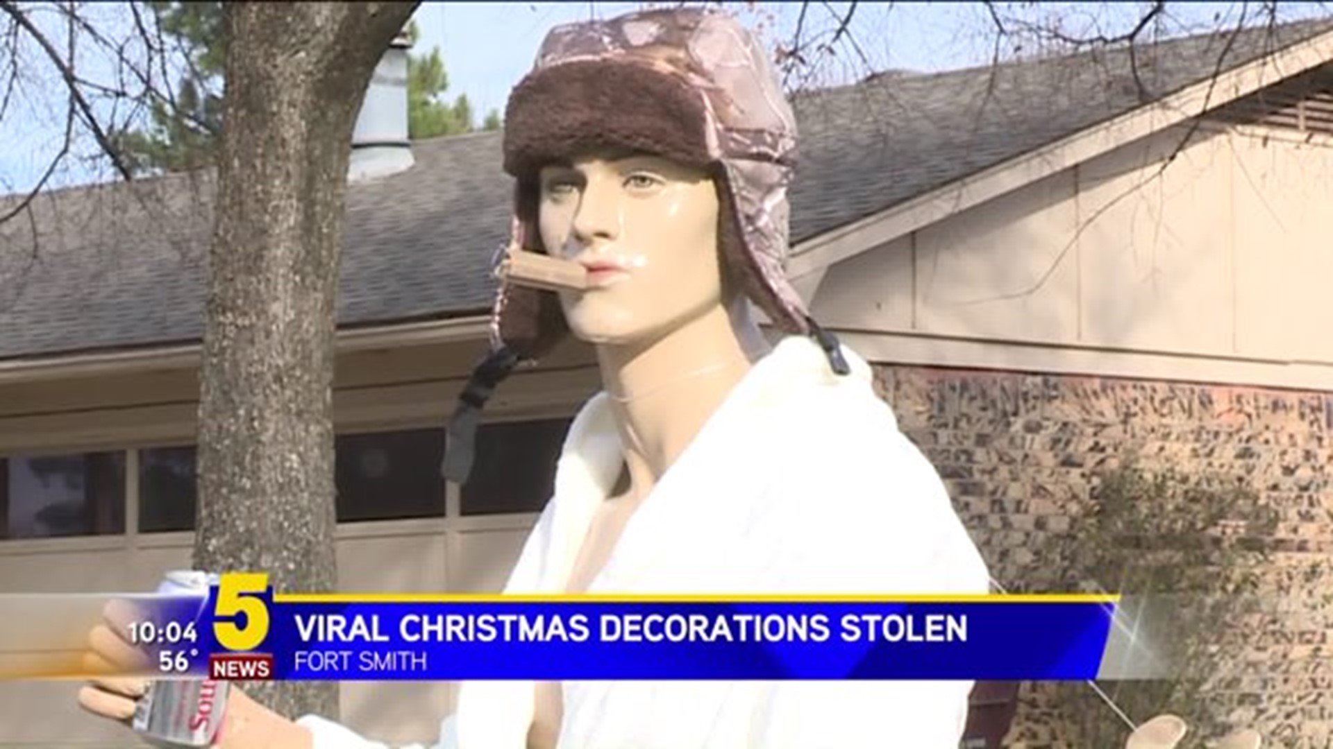 Viral Christmas Decorations Stolen