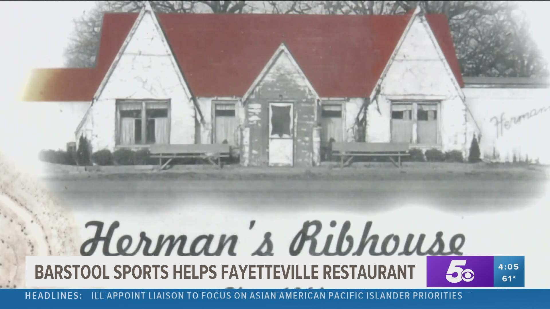 When the pandemic hit, the owners of Herman's Rib House feared they might have to close but thanks to Barstool Sports it doesn’t.