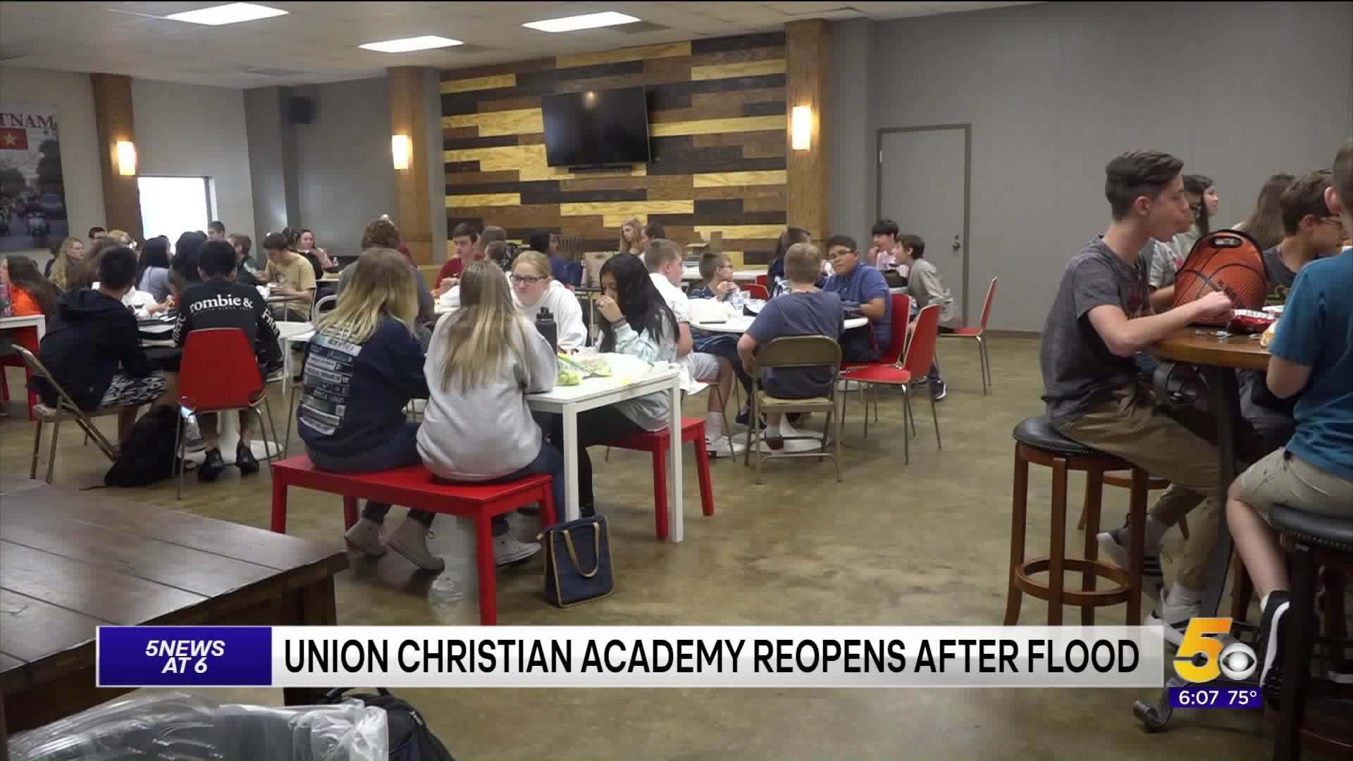 Union Christian Academy Reopens After Being Hit By Flooding