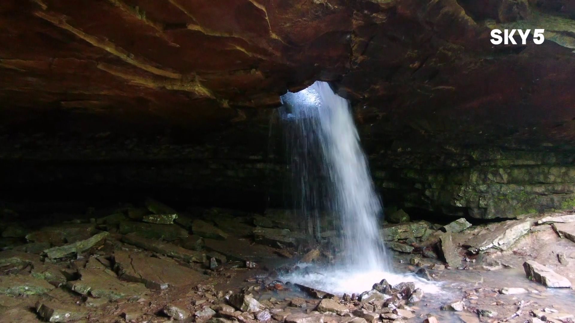 Adventure Arkansas Glory Hole Falls May 2019