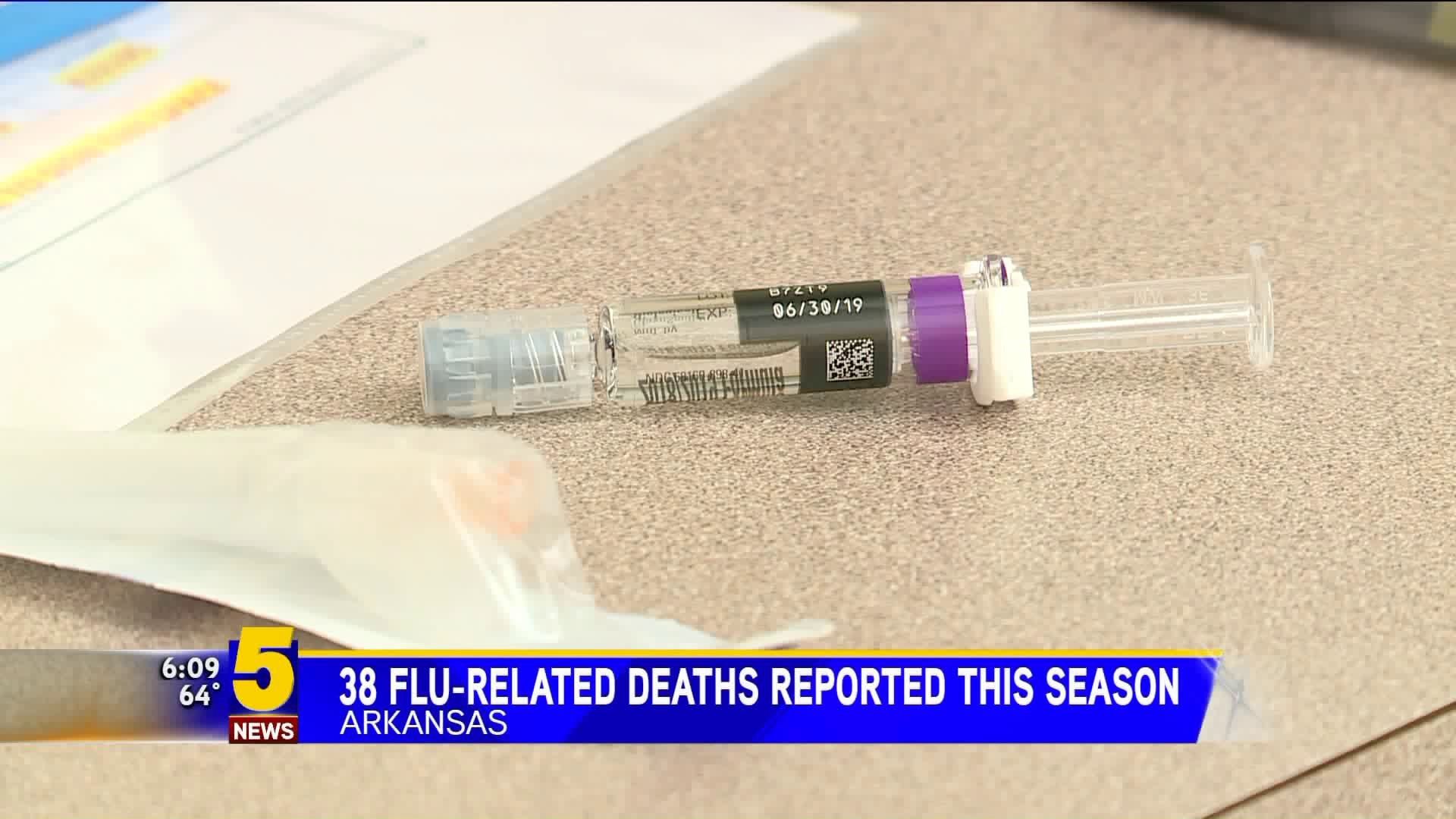 38 Flu Related Death Reported In Arkansas This Season