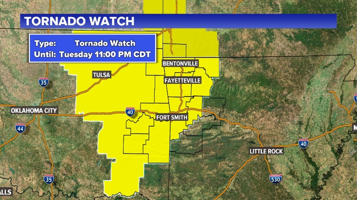 Tornado Watch in effect until 11 pm | 5newsonline.com
