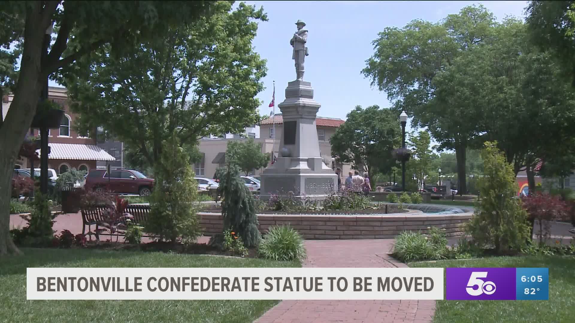 The owners of the statue on the Bentonville Square have reached a deal to relocate it to a private park
