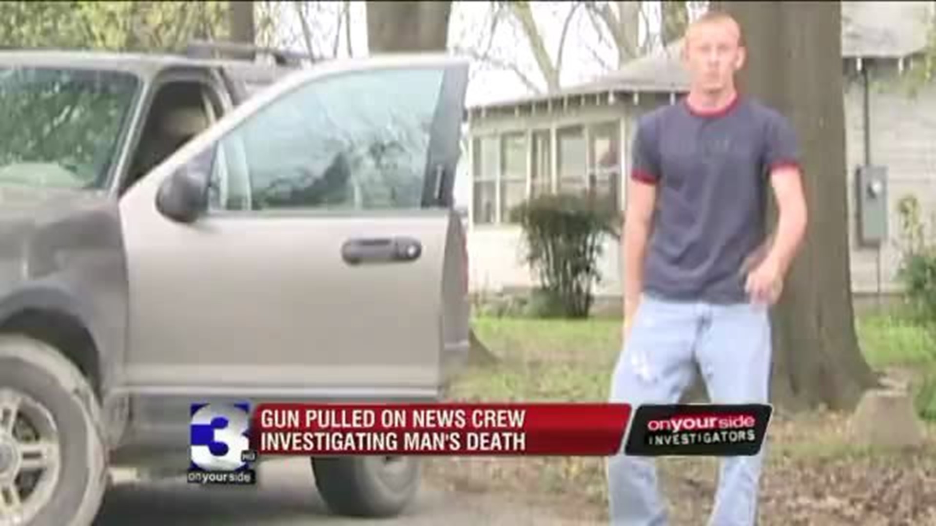 Gun pulled on Memphis News Crew