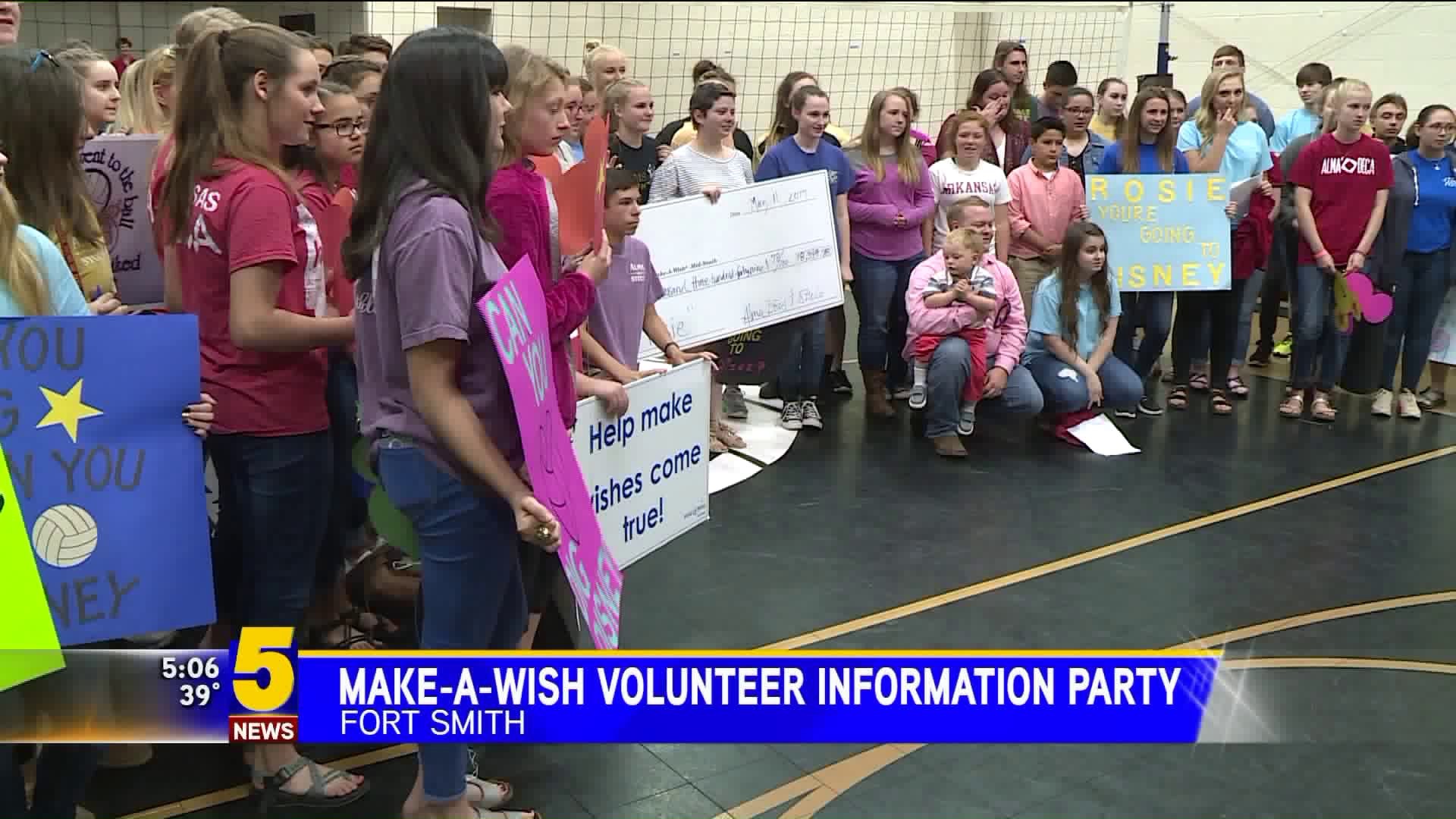 Make-A-Wish Volunteer Party