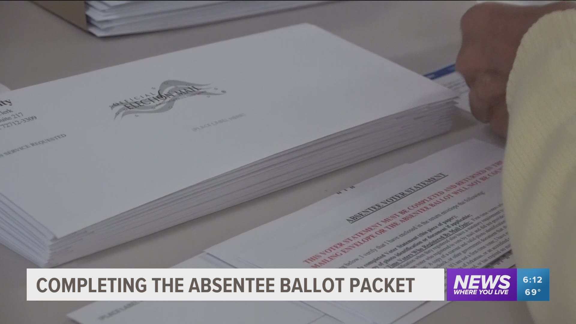 More people are expected to vote by absentee than ever this year and for many, this is the first time they’ve ever filled one out.