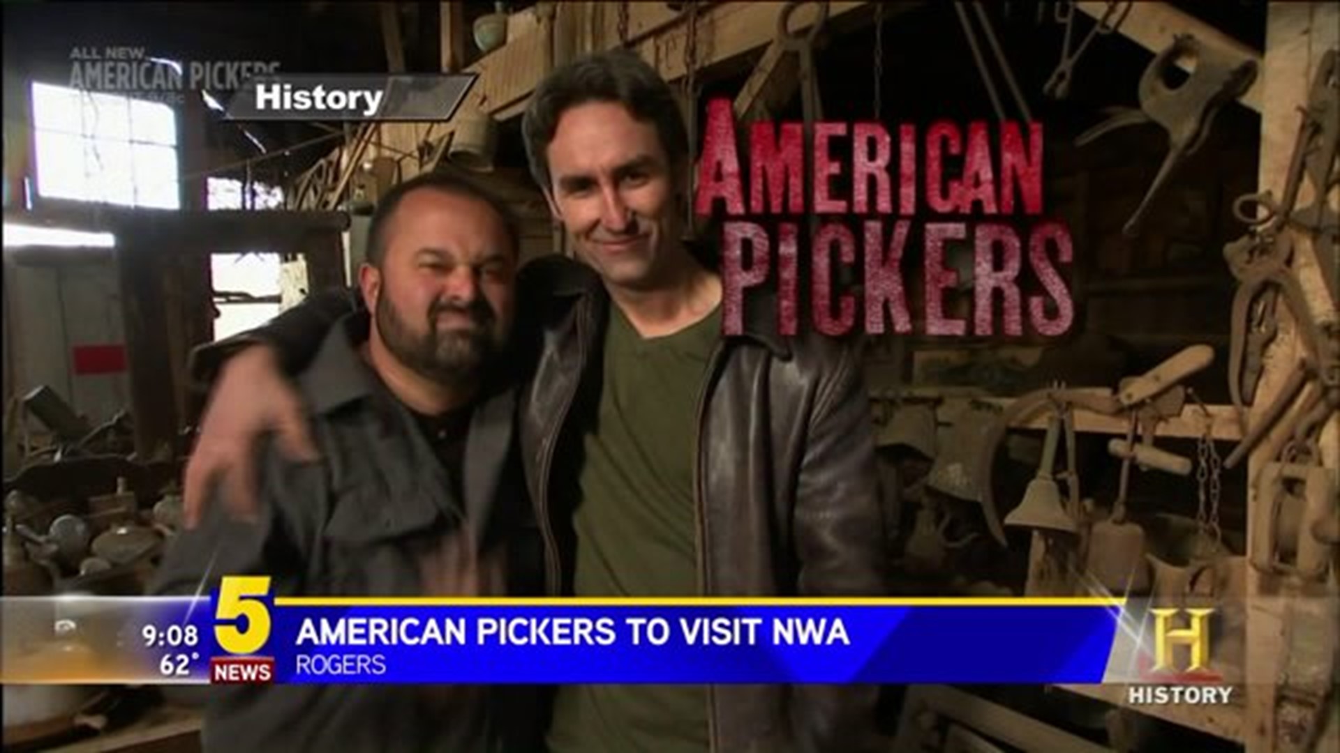 Local Antique Stores Excited For "American Pickers" Visit