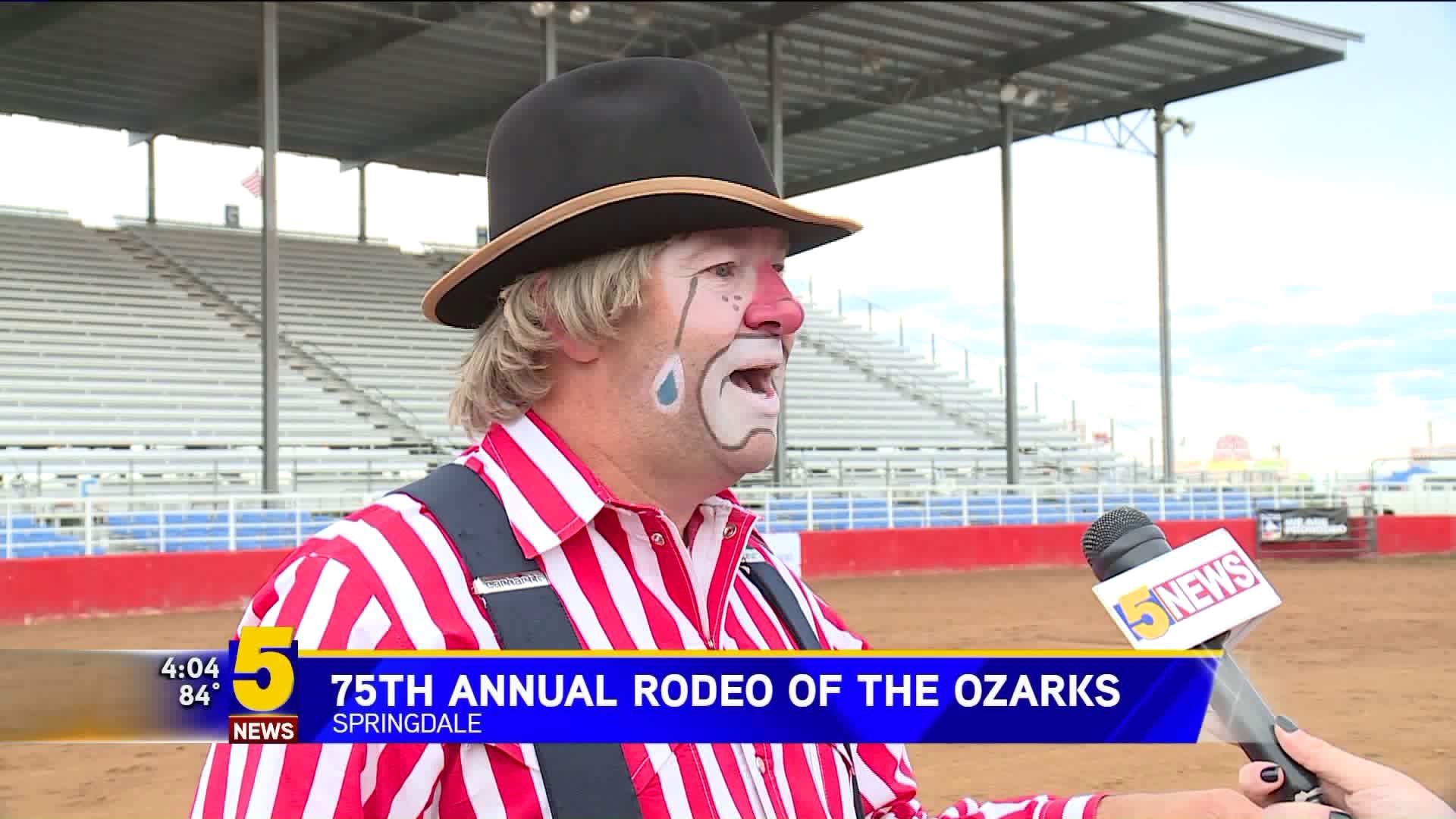 New Clown In Town For The 75th Annual Rodeo Of The Ozarks