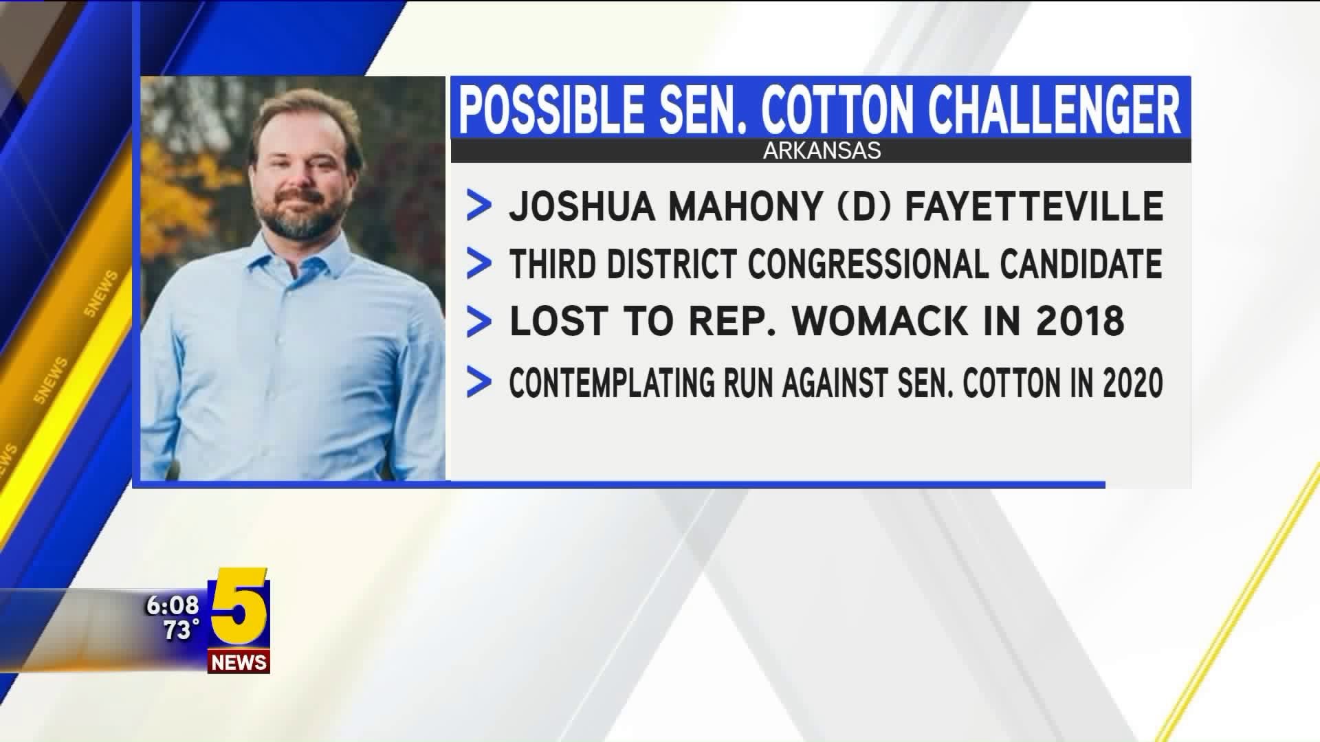 Joshua Mahony Could Challenge Sen. Tom Cotton For U.S. Senate Seat