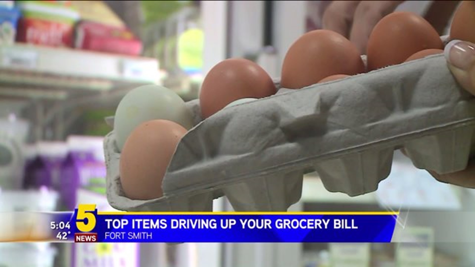 Top Items Driving Up Your Grocery Bill