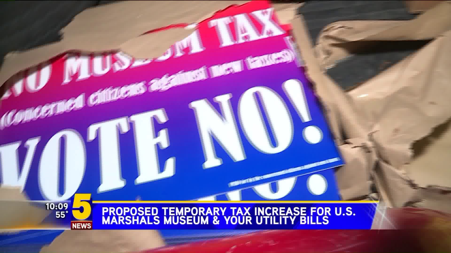 Proposed Temporary Tax Increase For US Marshals Museum & Your Utility Bills